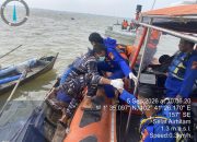 Hari Ketiga Pencarian, Pos TNI AL Selatpanjang Bersama Tim SAR Gabungan Berhasil Temukan Korban Kecelakaan Laut di Perairan Selat Air Hitam